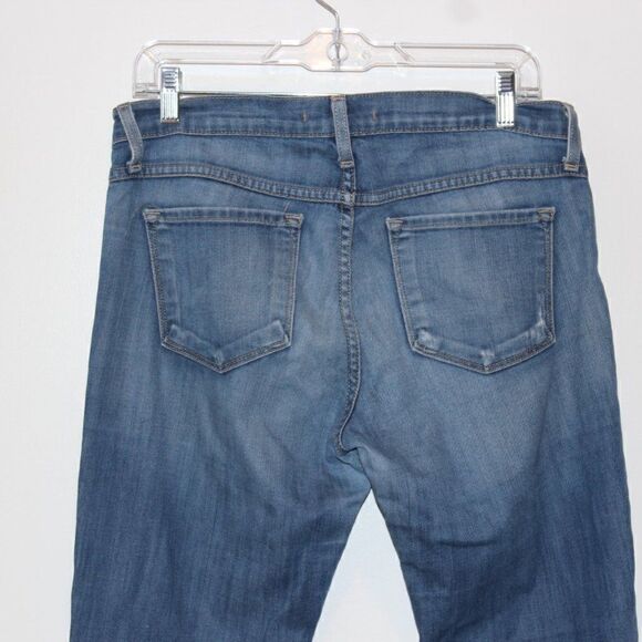 Flying Monkey Blue Mid Rise Ankle Ripped SkinnyJeans Women Size 27 - Picture 6 of 11